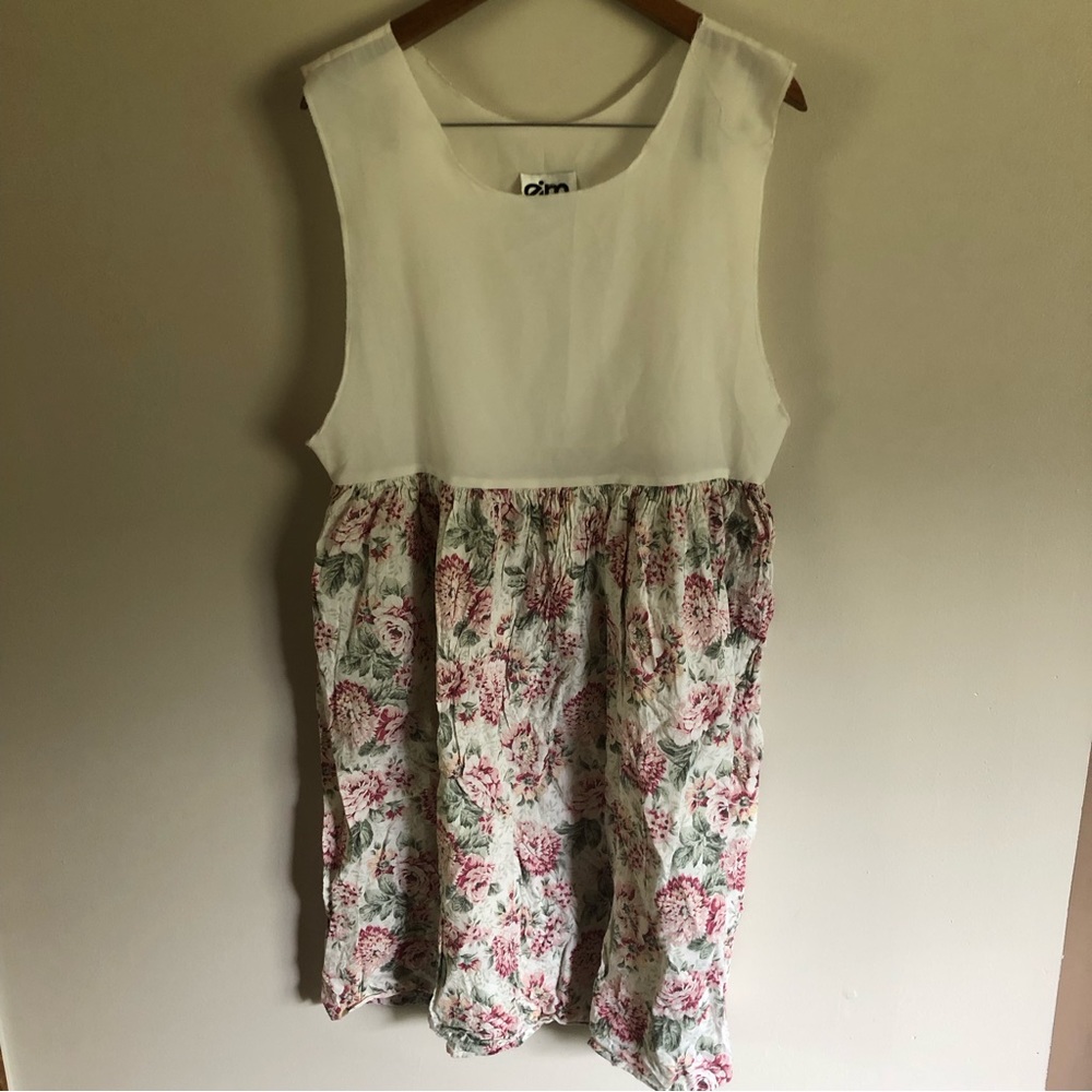 Vintage EJM Petite | Victorian Floral Skirt Dress